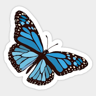Blue Butterfly! Sticker